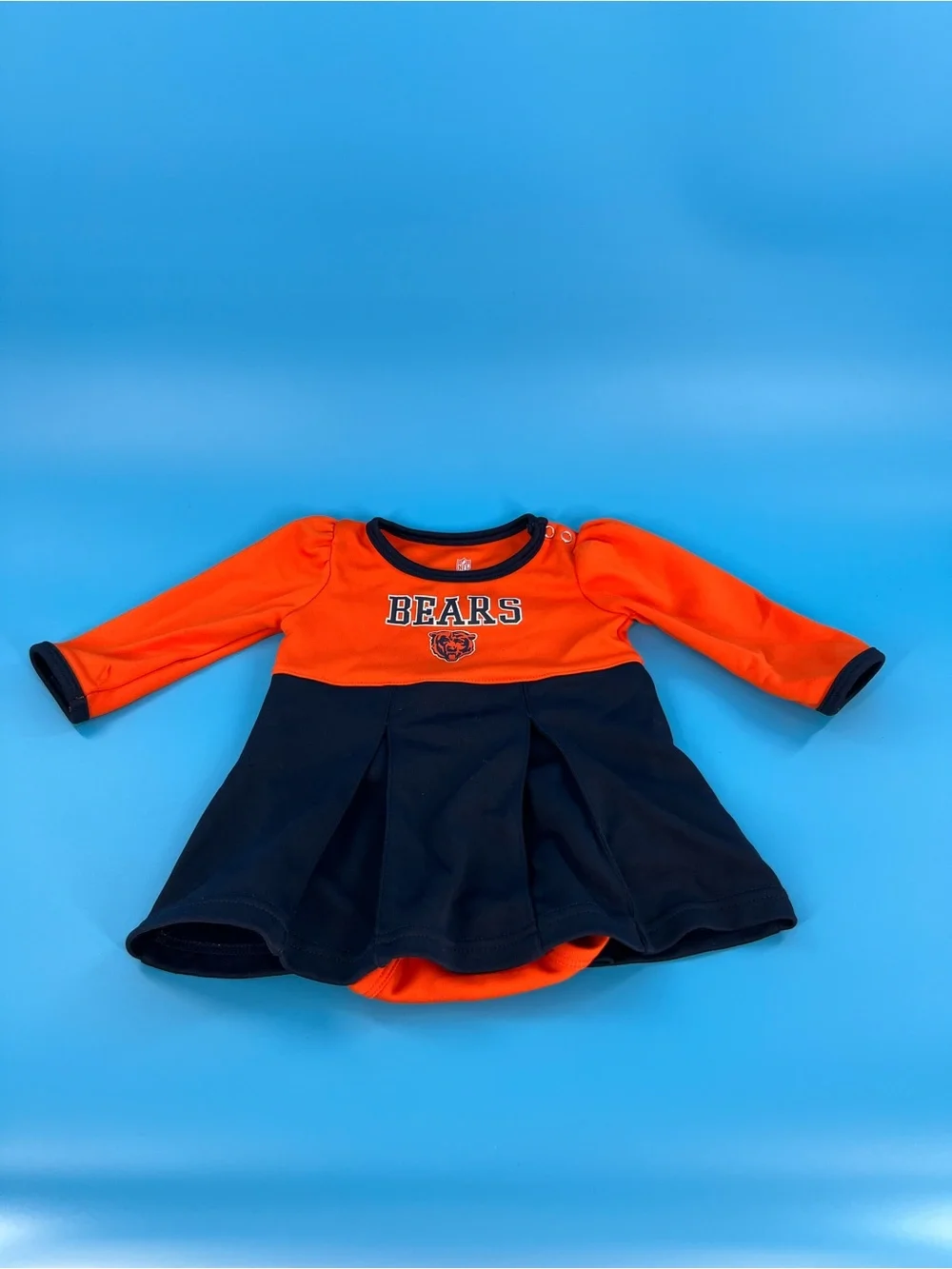 ❄️NFL BEARS Orange and Navy Infant Team Apparel Top